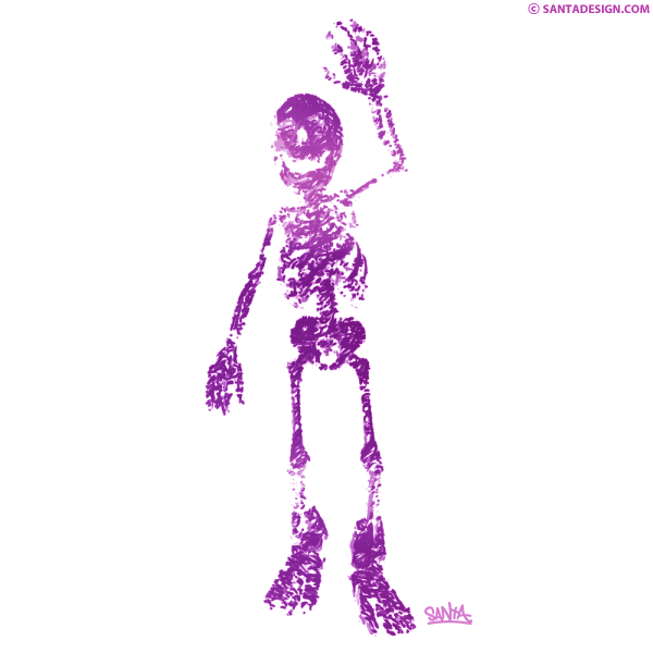 Violet Skull